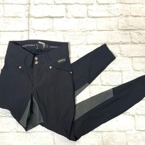 Kerrits Equestrian black and gray riding pants